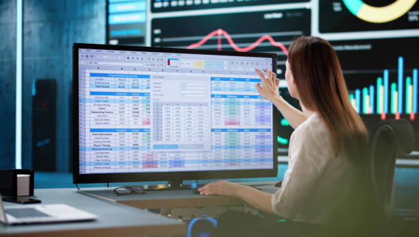 istock Woman Analyzing Medical Billing Data Online 2198632438