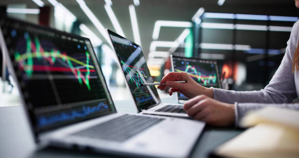 istock Professional Businesswoman Analyzing Stock Market Data 2198633795