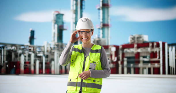 istock Dedicated Female Pipeline Technician in Oil 2198633823
