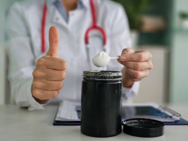 Health professional shows approval for nutritional supplement preparation