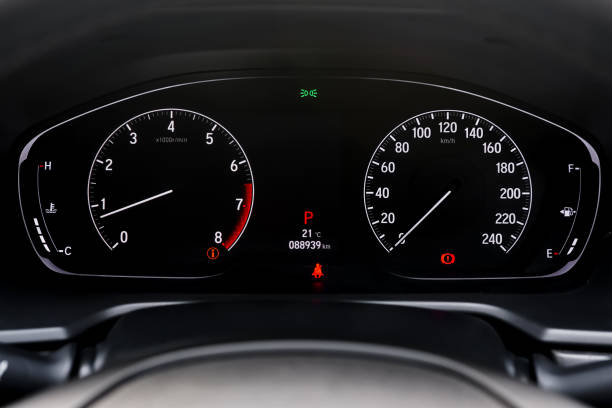istock car​ instrument panel, car​ speed motor of​ night, car​ dashboard​ modern​ automobile control​illuminated panel​ speed display. 2198641414