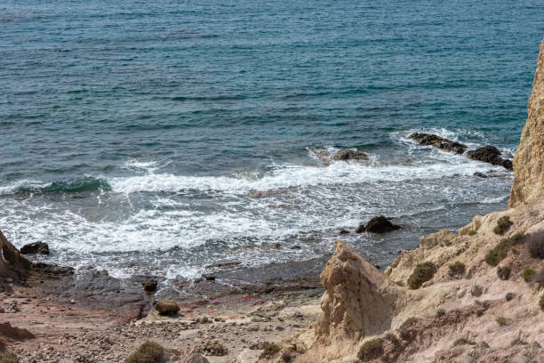 istock waves caressing the volcanic beach stones 2198642392