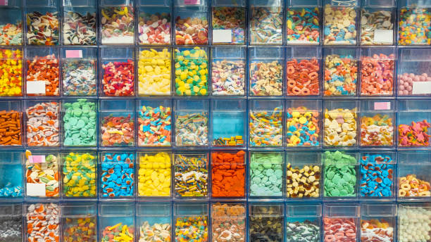 Colorful Sweet Candies Showcase