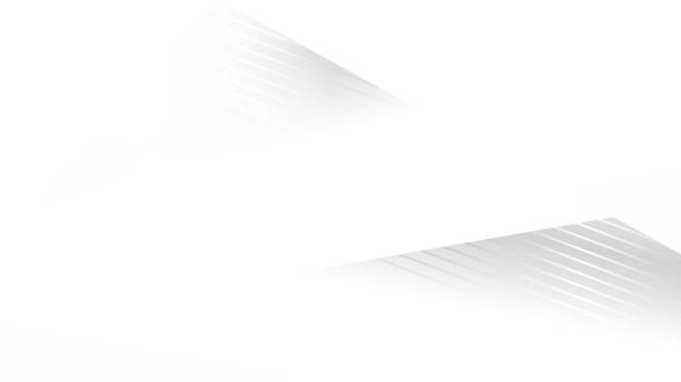 istock Abstract  white and gray color, modern design stripes background with geometric shape and straight lines. Vector illustration. 2198646944