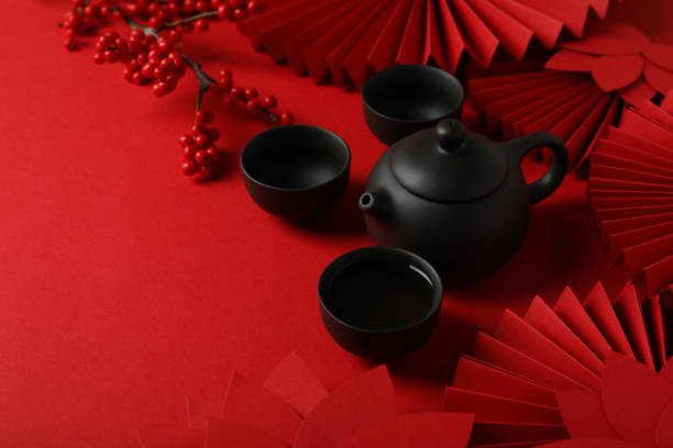 istock Concept of tea, asian tea, space for text 2198648604