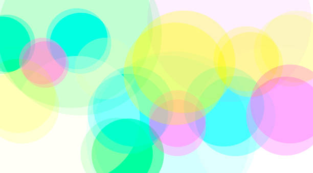 istock A Collection of Colorful Abstract Bubbles Overlapping Beautifully in a Playful Composition 2198653944