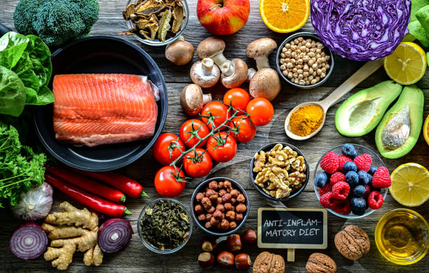 istock Foods representing anti-inflammatory diet 2198656594