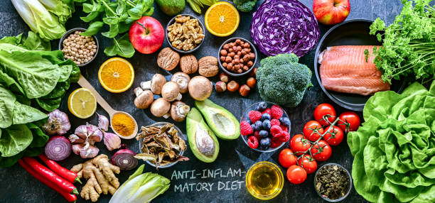 istock Foods representing anti-inflammatory diet 2198656614