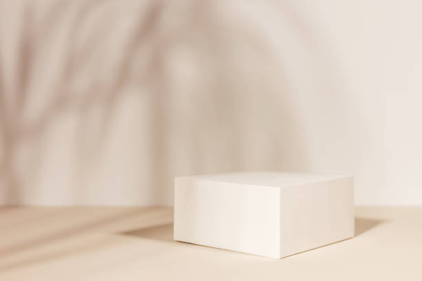 istock Premium Podium Product Presentation Mockup Design Natural Background Cosmetic 2198668937