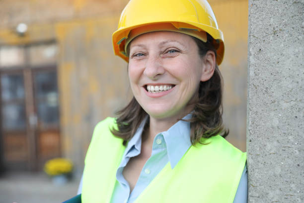 istock Portrait of Woman Engineer 2198674007