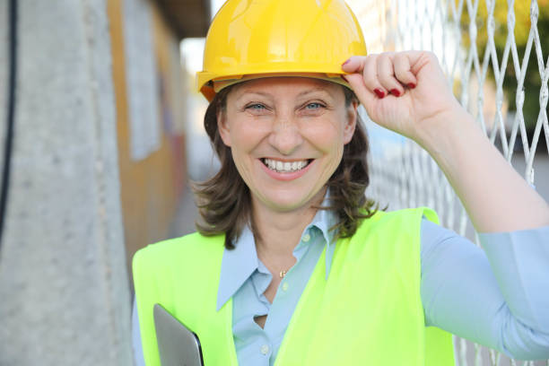 istock Portrait of Woman Engineer 2198674149