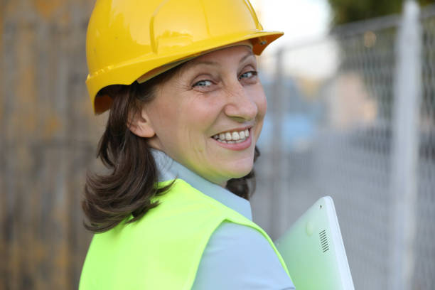 istock Portrait of Woman Engineer 2198675523