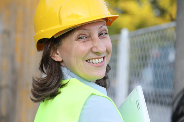 istock Portrait of Woman Engineer 2198675528