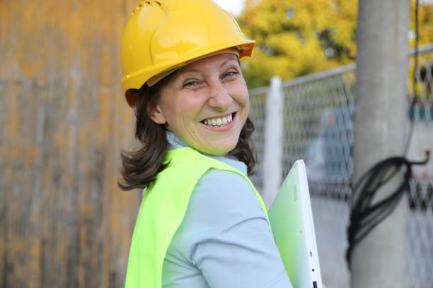 istock Portrait of Woman Engineer 2198675533