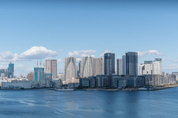 istock Tokyo Skyline under the blue sky in a sunny day 2198680168