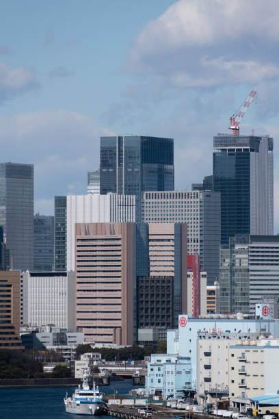 istock Tokyo Skyline under the blue sky in a sunny day 2198680446