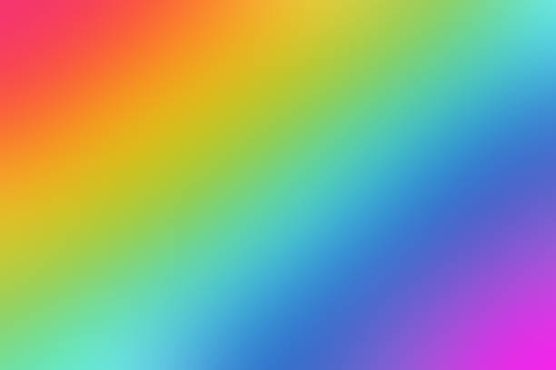 istock Beautiful colorful blurred seven-color rainbow gradient background. 2198680522
