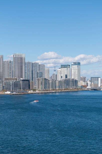 istock Tokyo Skyline under the blue sky in a sunny day 2198680661