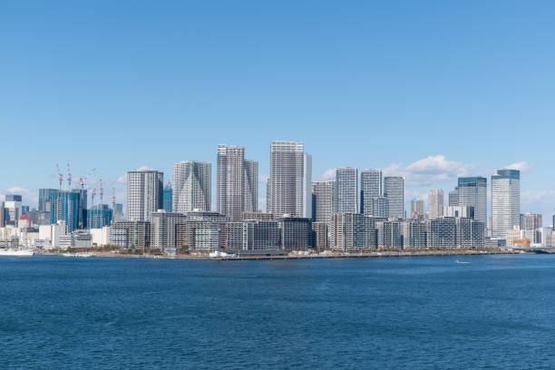 istock Tokyo Skyline under the blue sky in a sunny day 2198681335