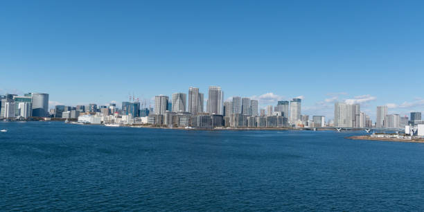 istock Tokyo Skyline under the blue sky in a sunny day 2198681342