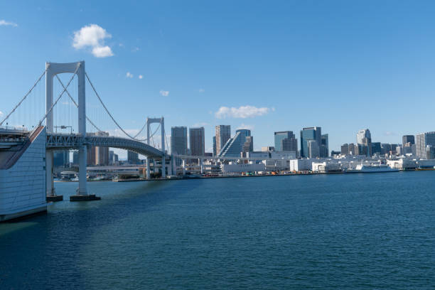 istock Tokyo Skyline under the blue sky in a sunny day 2198681400
