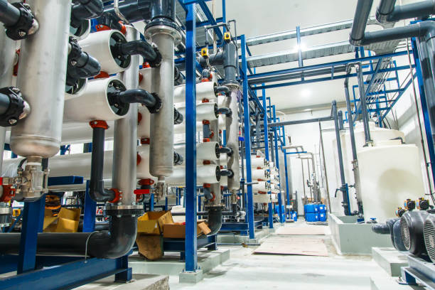 istock Reverse osmosis system for water drinking plant. 2198684289