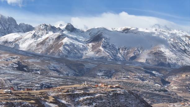 istock River and Mountain Scenery in Ganzi County, Western Sichuan 2198684863