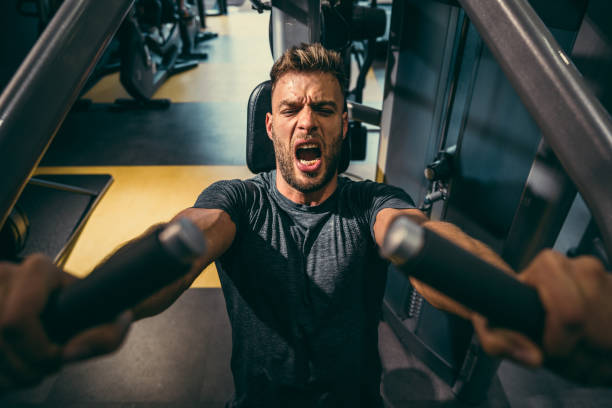 istock No Pain, No Gain – Tough Arm Workout in Progress 2198685095