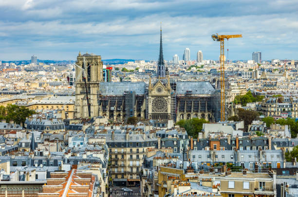 istock Skyline Paris with Notre Dame 2198686976