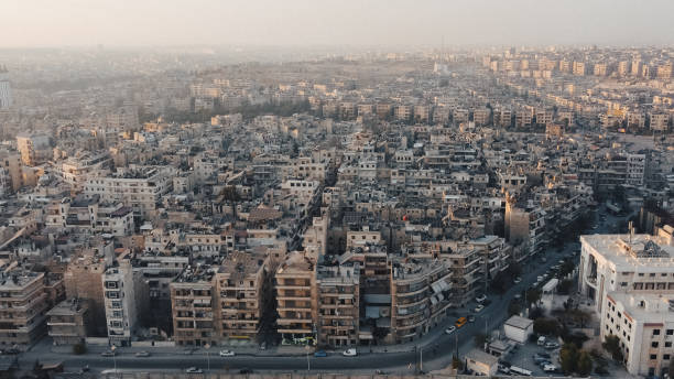 istock Aerial shot of Aleppo 2198687478