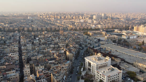 istock Aerial shot of Aleppo 2198687488