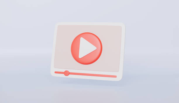 istock Video player in browser on mobile, Video streaming, Live digital stream multimedia player, Online video and Social media concept 2198687930
