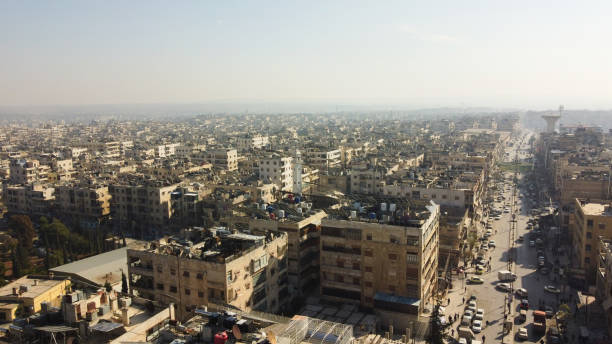 istock Aerial shot of Aleppo 2198688517