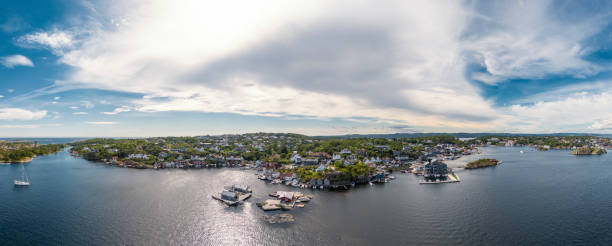istock Mebo Flekkeroy Norway aerial view 2198691783