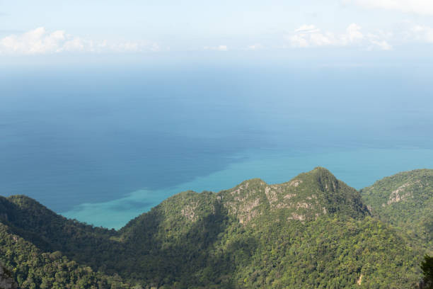Beautiful view for Mountains, Sky nature and sea...