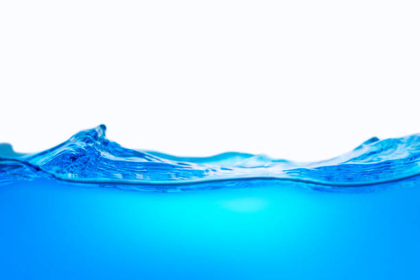 Blue water, ocean water, water background, nature concept.