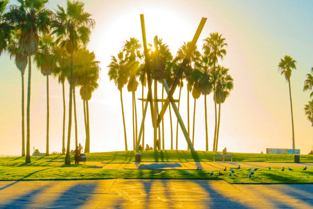 Trailer park at Huntington Beach California