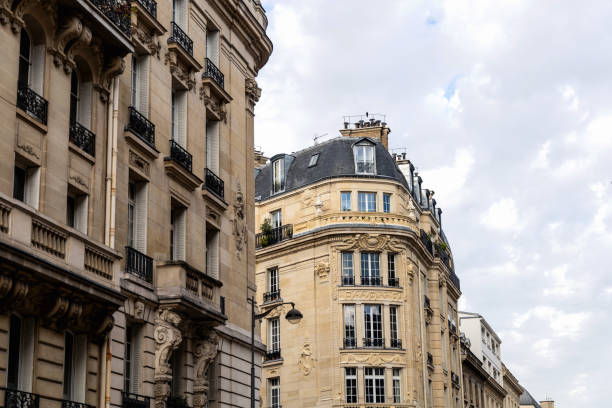 istock Facade of residential building 2198704690