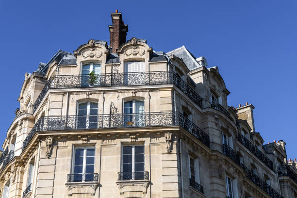 istock Facade of residential building 2198705073