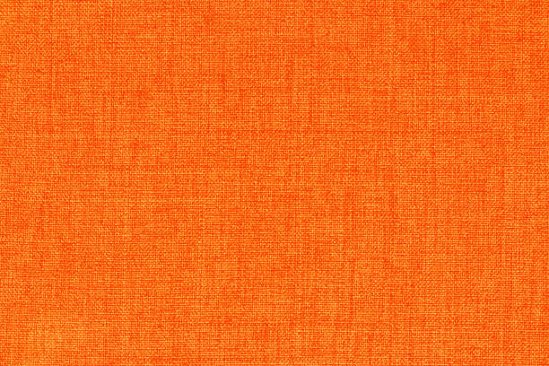 istock Orange linen fabric cloth texture background, seamless pattern of natural textile. 2198708224
