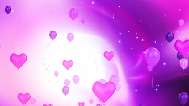 Heart Wings 3D Illustration isolated