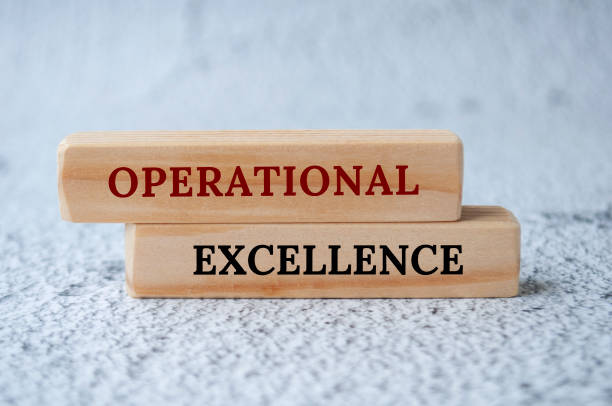 istock Operational Excellence text on wooden blocks. Operational excellence and effectiveness methodology 2198712188