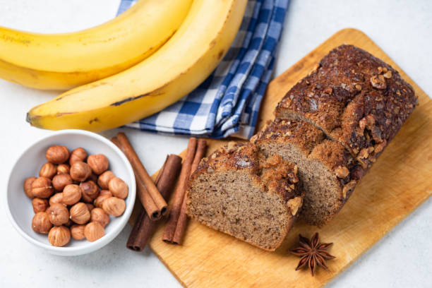 istock Healthy sugar free whole wheat banana bread 2198716641