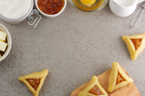 istock Traditional Jewish Hamantaschen cookies. 2198717010