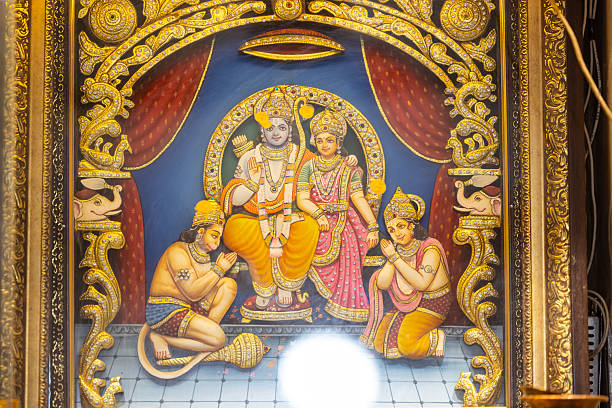 istock Painting of lord ram 2198720332