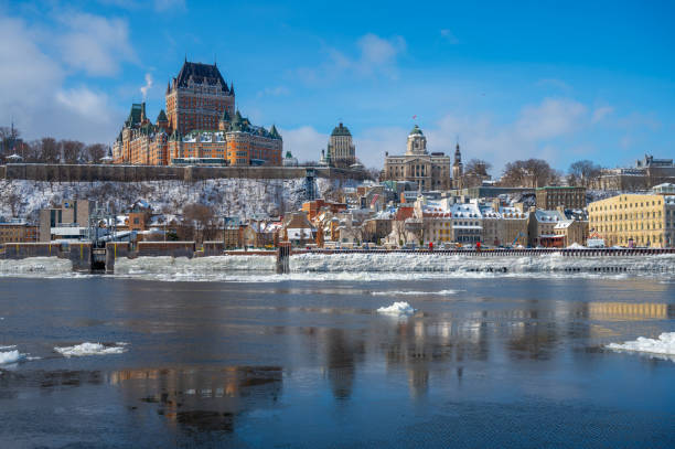 istock Old Quebec seen from middle of St. Lawrence river 2198722831