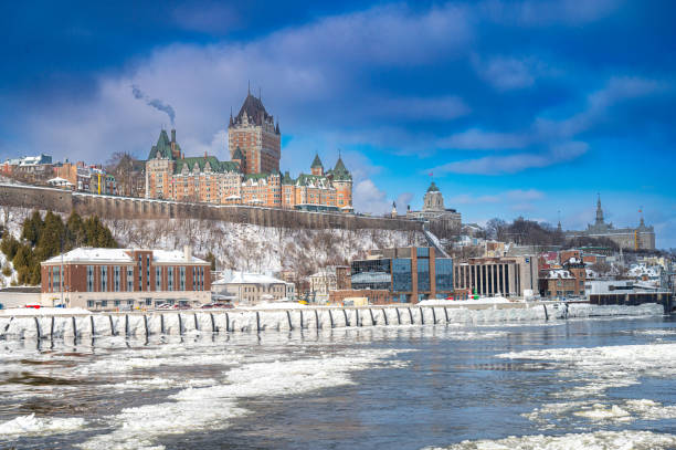 istock Old Quebec seen from middle of St. Lawrence river 2198722901