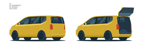 Van Rear Vector 30+ Back Of Van Interior Stock Illustrations, Royalty-Free Vector ...