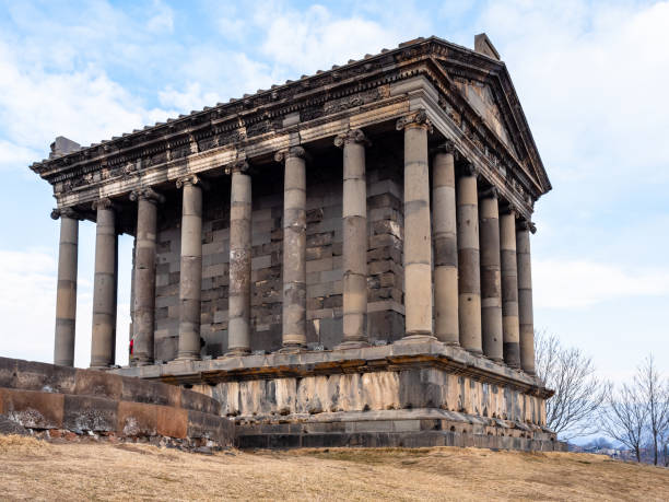 istock ancient hellenistic Garni Temple Armenia in winter 2198727002
