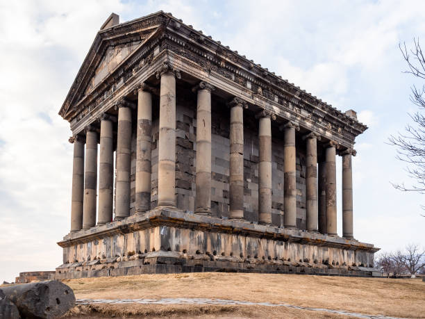 istock ancient greco-roman Garni Temple Armenia in winter 2198727005